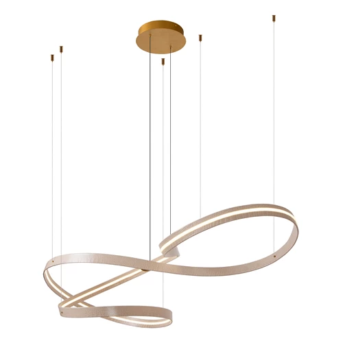 Lucide SLALOM - Pendant light - LED Dim. - CCT - 1x80W 2200K/4000K - Cream | Premium - detail 4